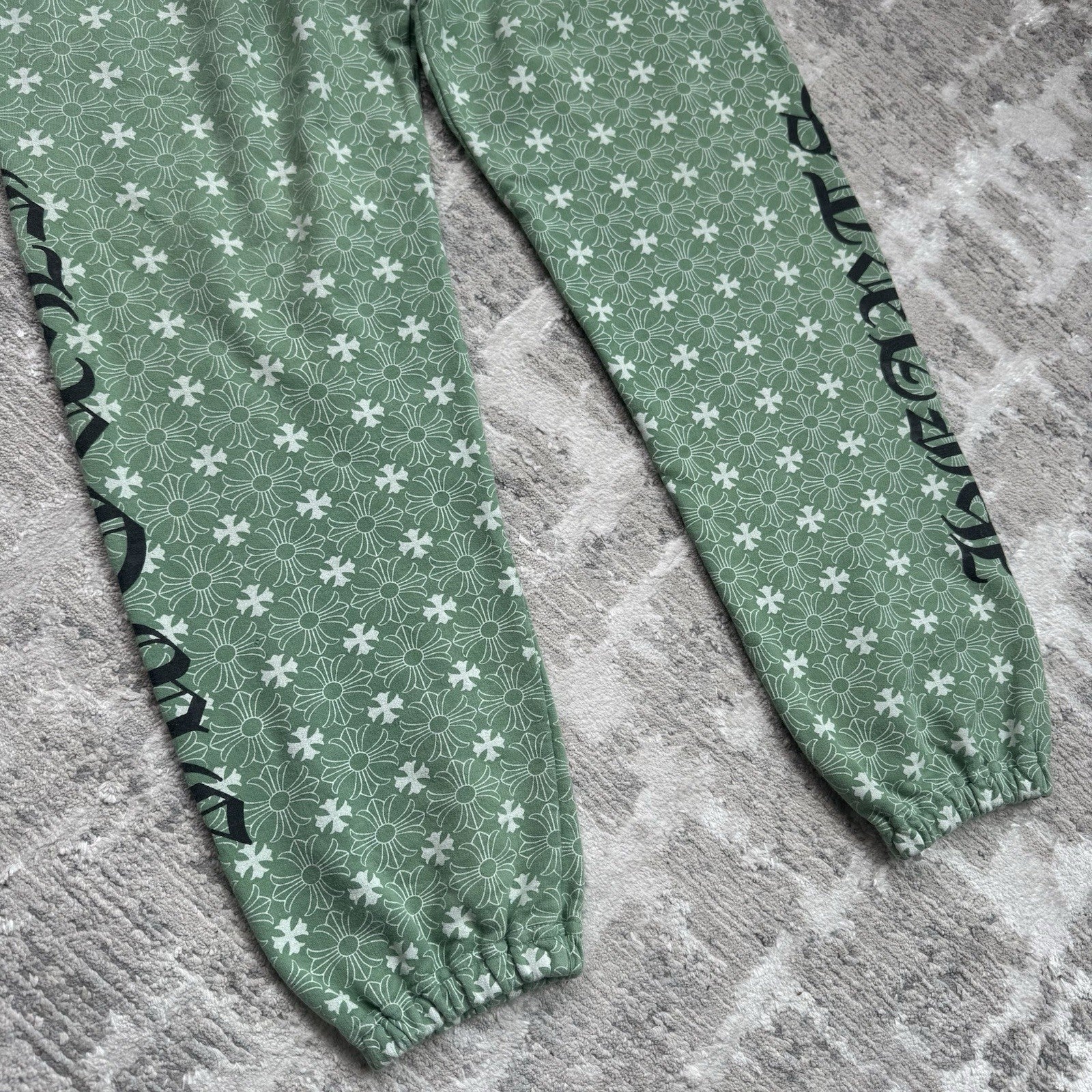 Chrome Hearts Monogram Plus Cross Print Sweatpants 