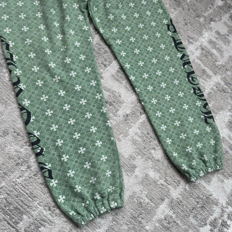 Chrome Hearts Monogram Plus Cross Print Sweatpants 