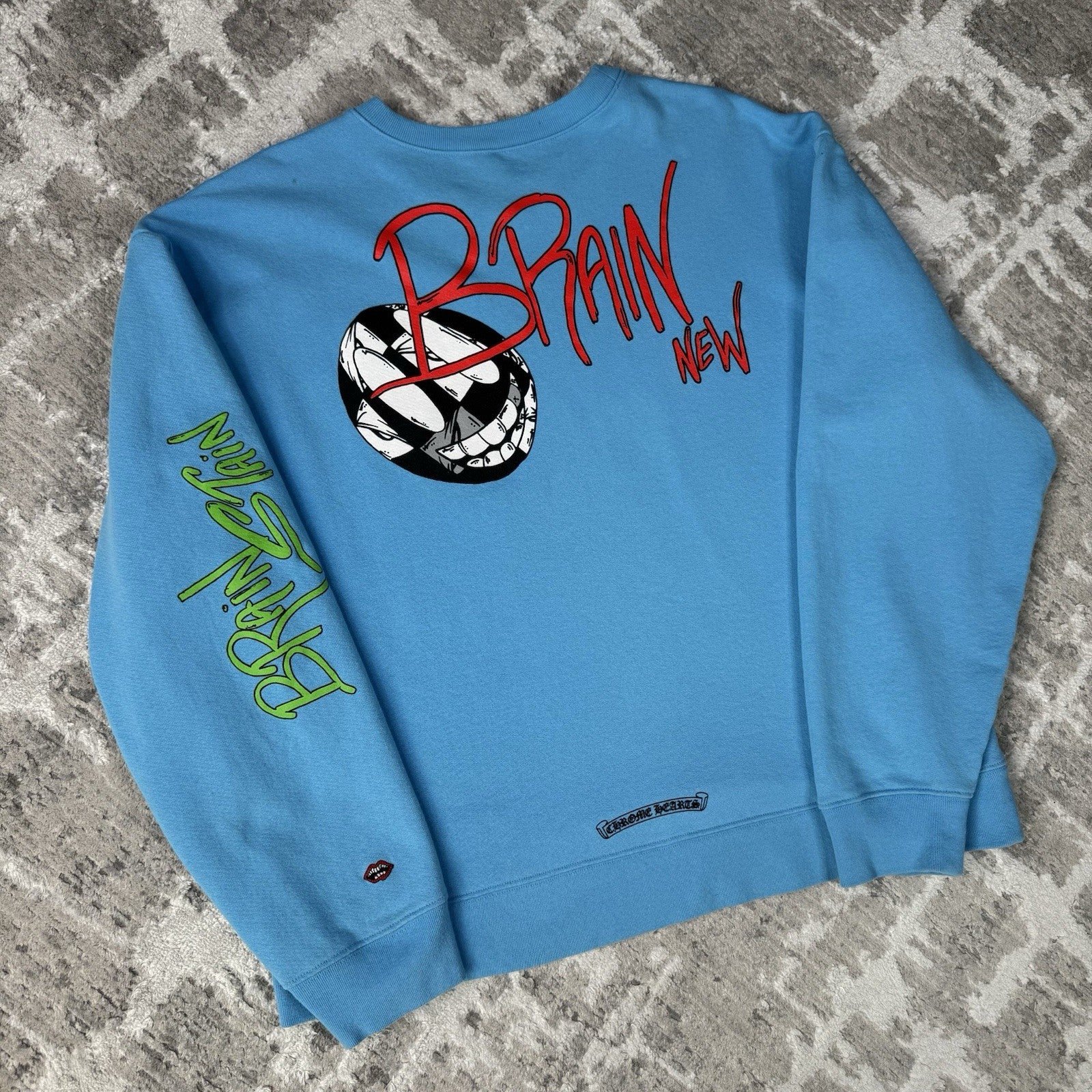Chrome Hearts Matty Boy Brain New Pullover Crewneck Sweatshirt 
