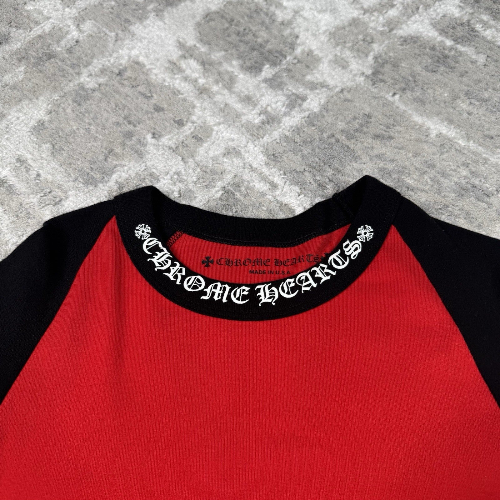 Chrome Hearts Baseball Raglan Long Sleeve Tee Shirt 