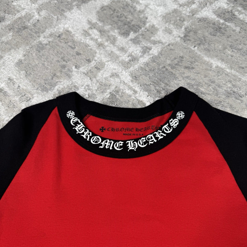 Chrome Hearts Baseball Raglan Long Sleeve Tee Shirt 