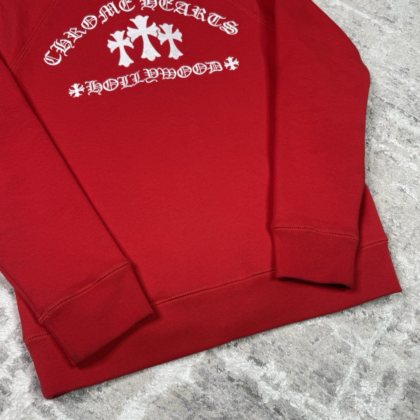 Chrome Hearts King Taco Triple Cross Embroidered Zip Up Hoodie 