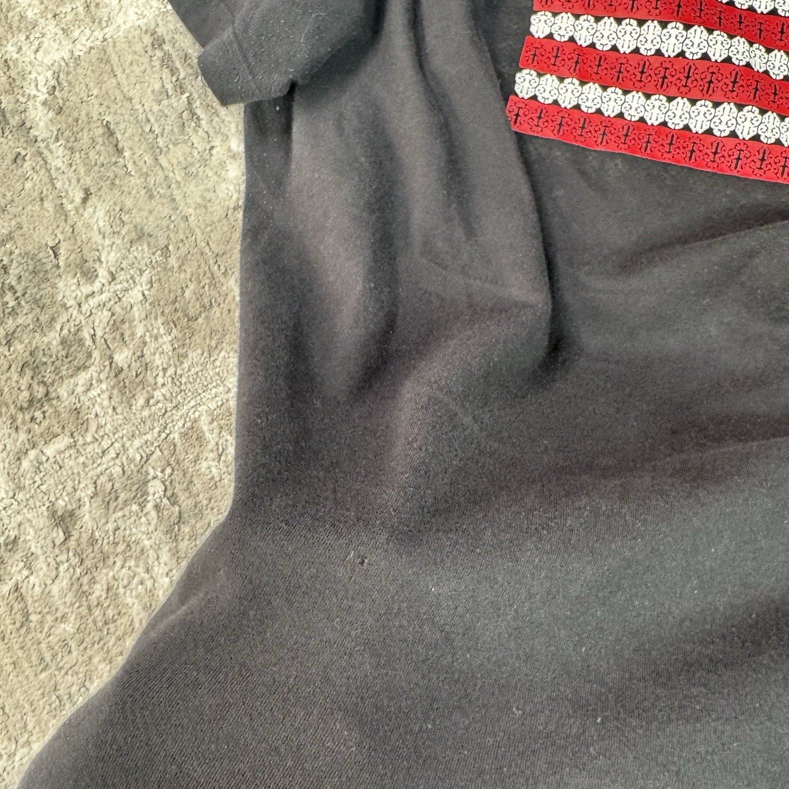 Chrome Hearts USA Dagger Flag Short Sleeve Tee Shirt 