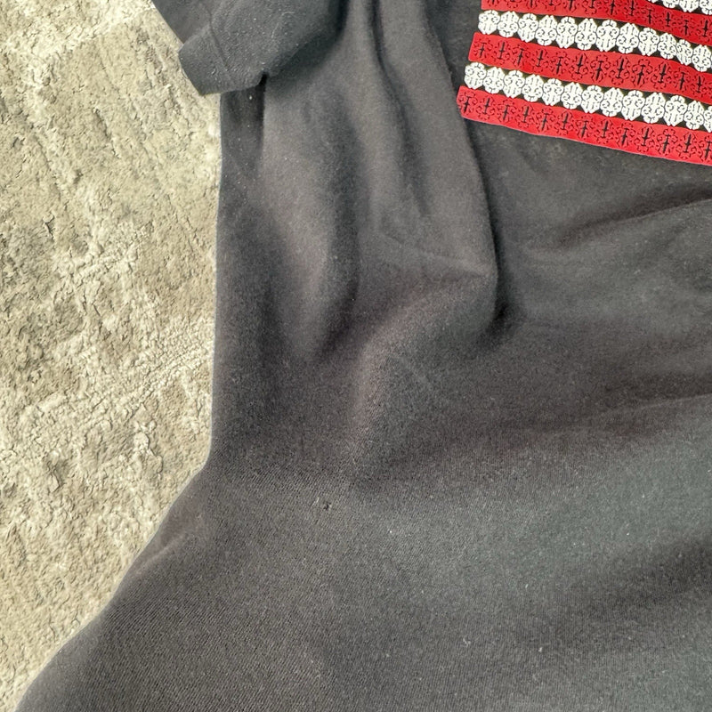 Chrome Hearts USA Dagger Flag Short Sleeve Tee Shirt 