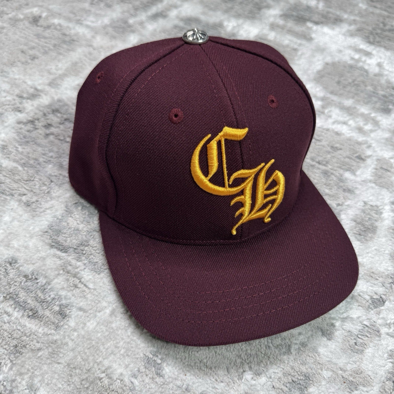 Chrome Hearts CH Embroidered Logo Baseball Hat