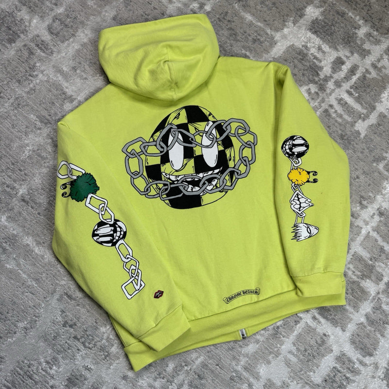 Chrome Hearts Matty Boy Link Zip Up Hoodie 