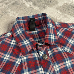 Chrome Hearts Guns N Roses Leather Patch Button Up 