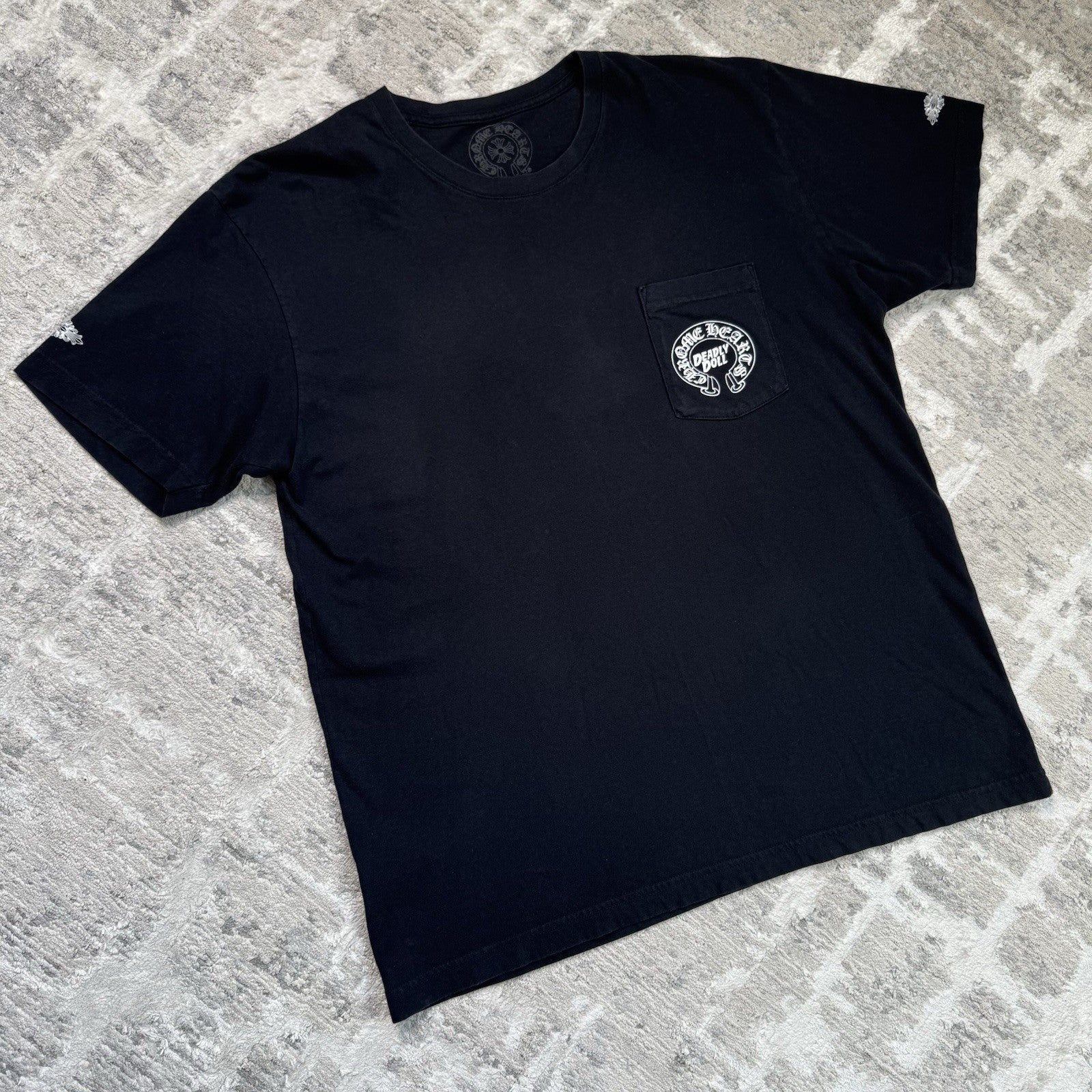 Chrome Hearts Deadly Doll Short Sleeve Tee Shirt 