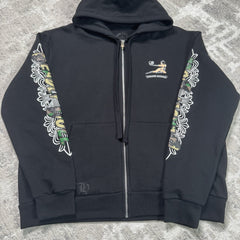 Chrome Hearts Deadly Doll Zip Up Hoodie 