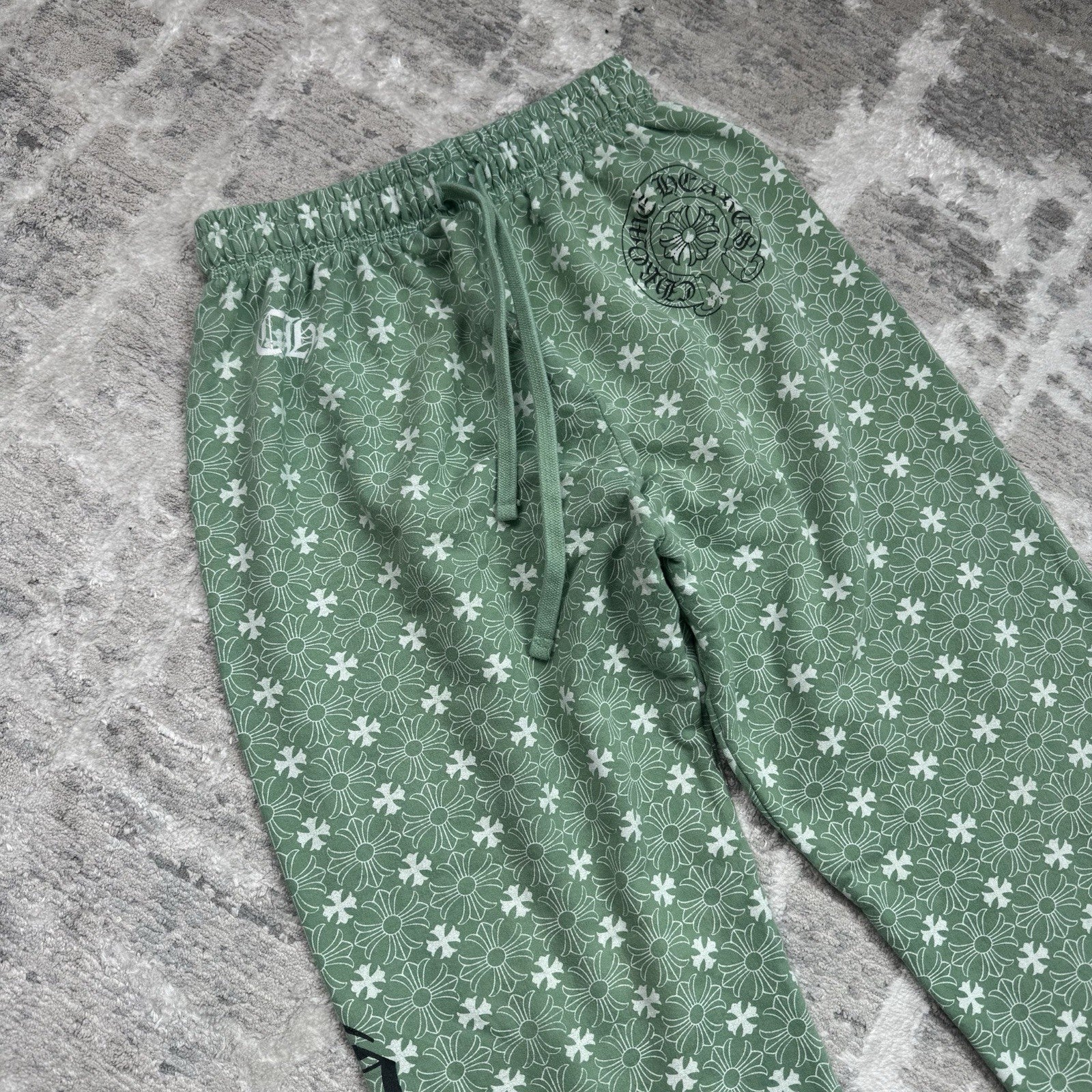 Chrome Hearts Monogram Plus Cross Print Sweatpants 