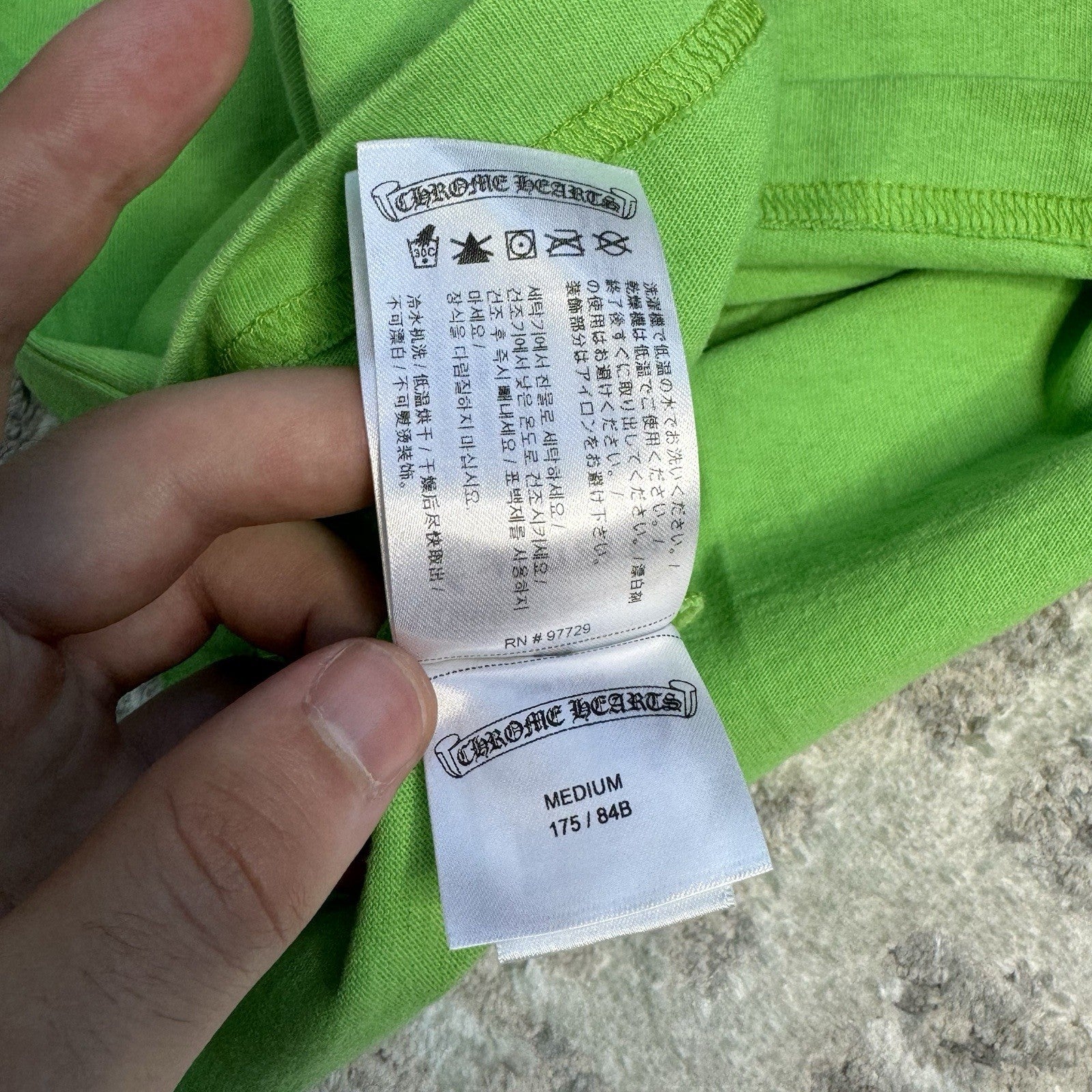 Chrome Hearts Matty Boy Sex Records Pocket Short Sleeve Tee 