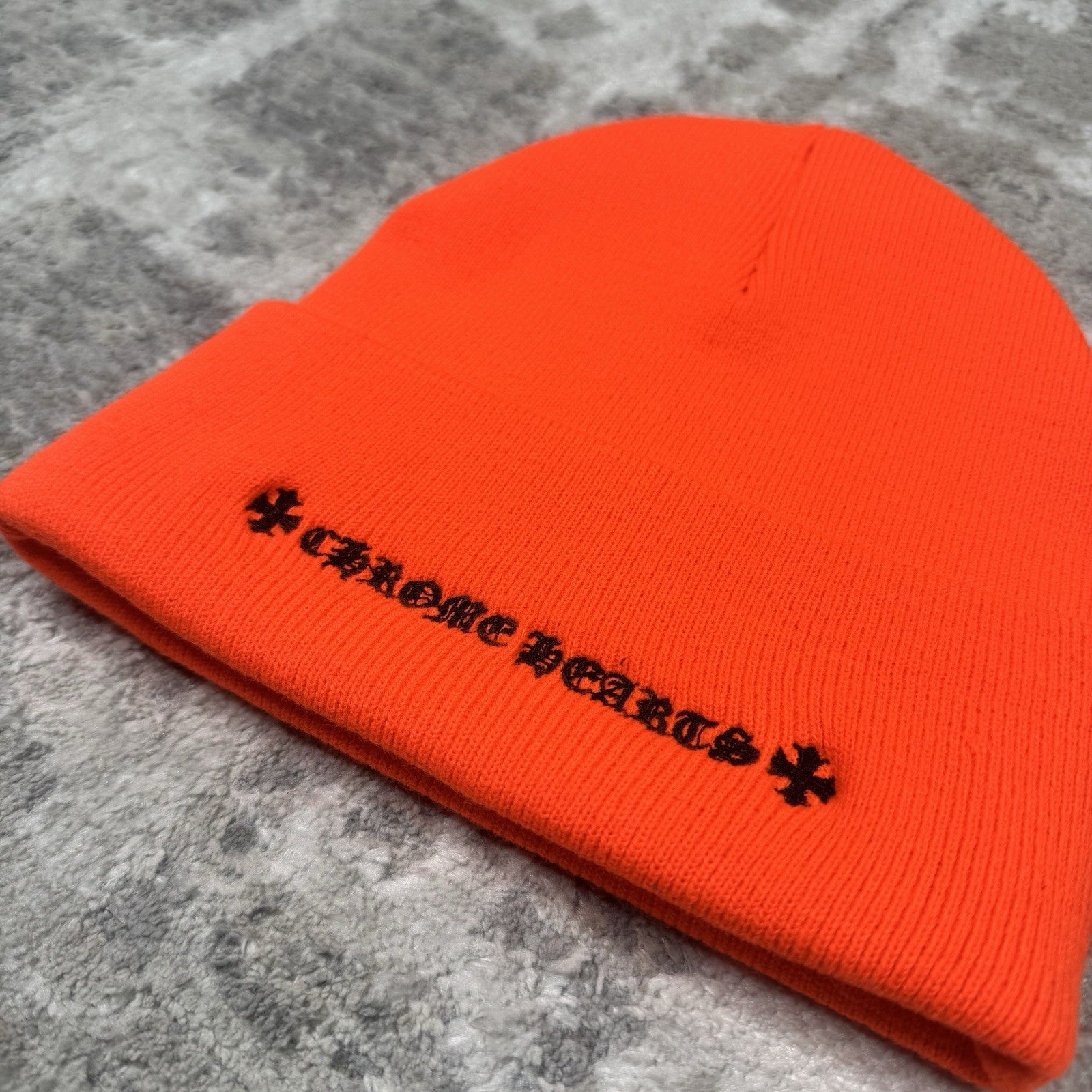 Chrome Hearts CH Embroidered Logo Beanie Hat