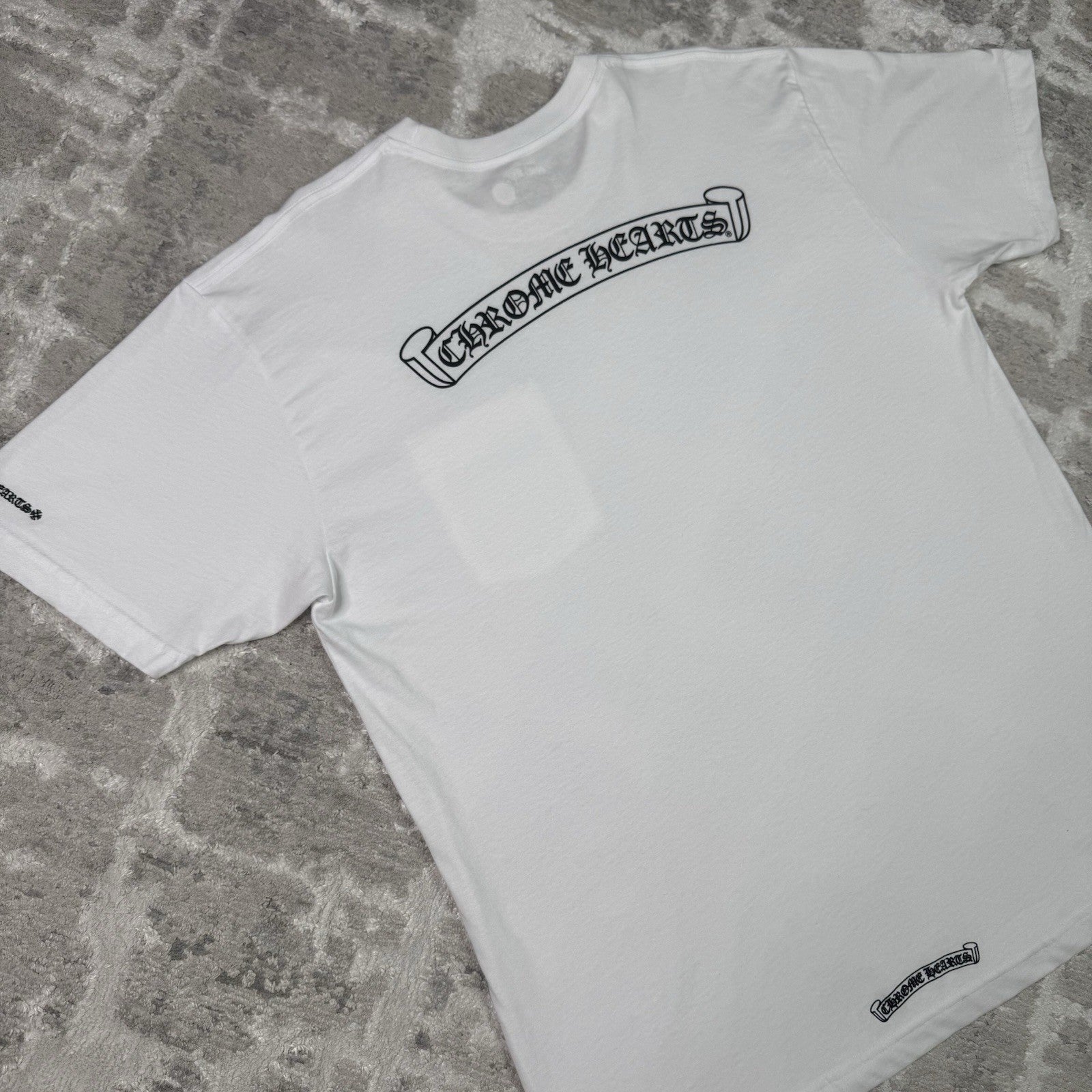 Chrome Hearts Scroll Logo Pocket Tee Shirt 