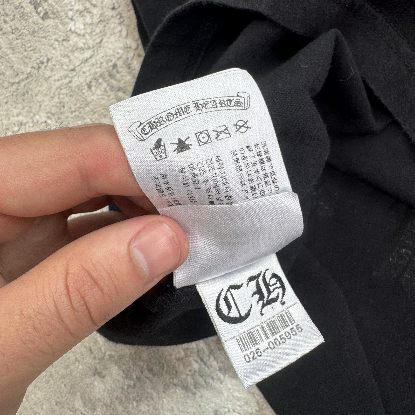 Chrome Hearts Cemetery Multi-color Cross Long Sleeve Shirt 