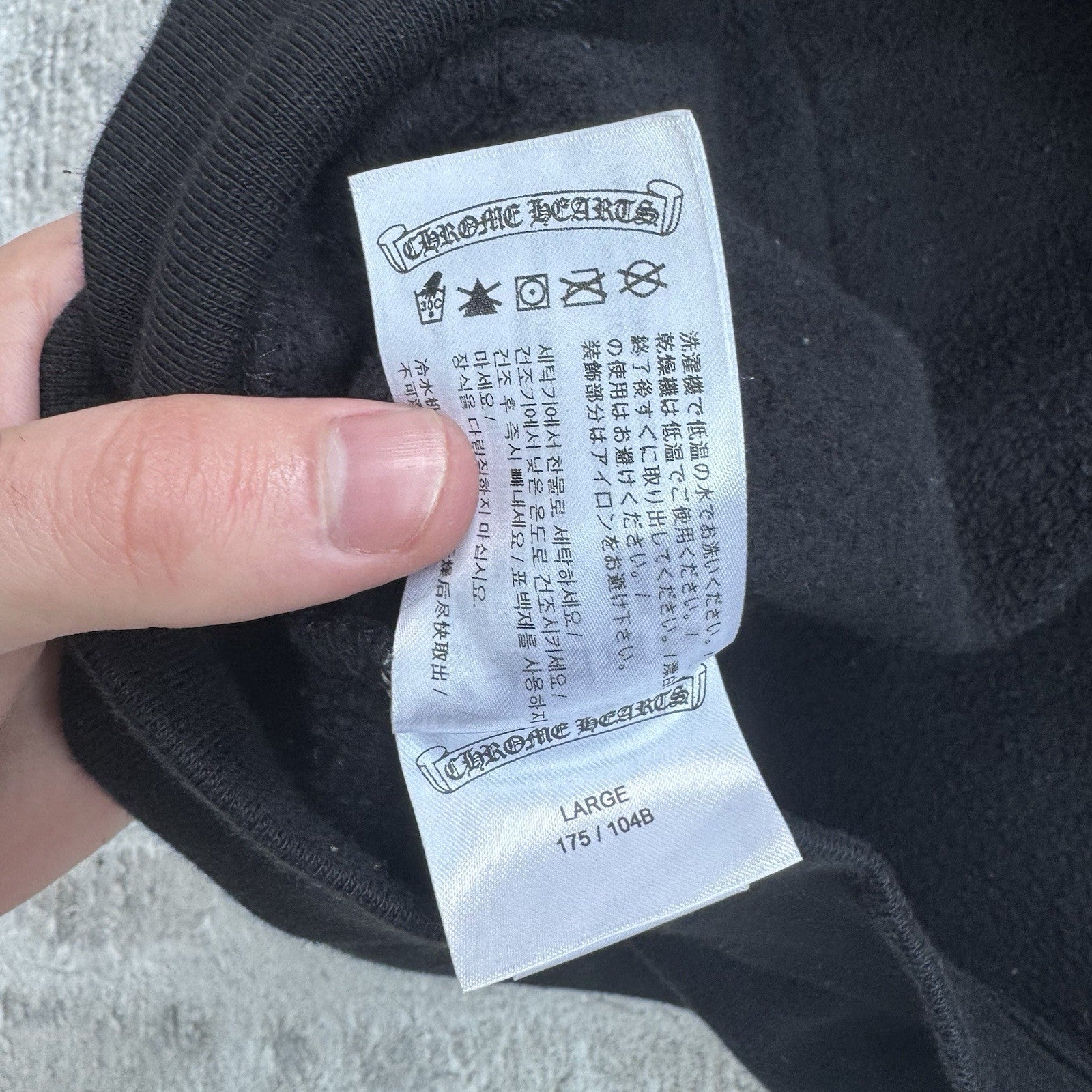 Chrome Hearts Cemetery Cross Multi-color Pullover Hoodie 