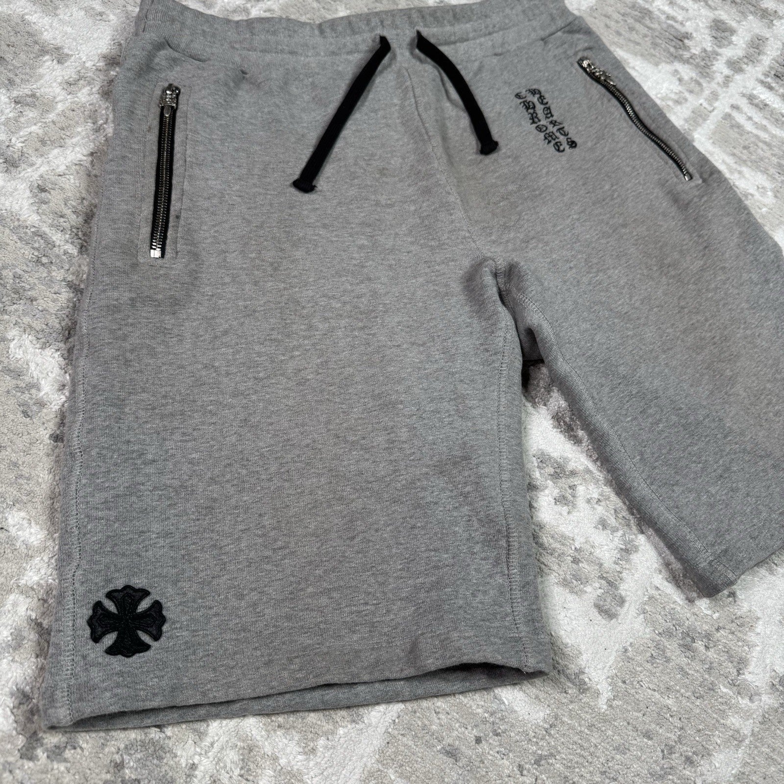Chrome Hearts Y Not Patch Dagger Sweatshorts