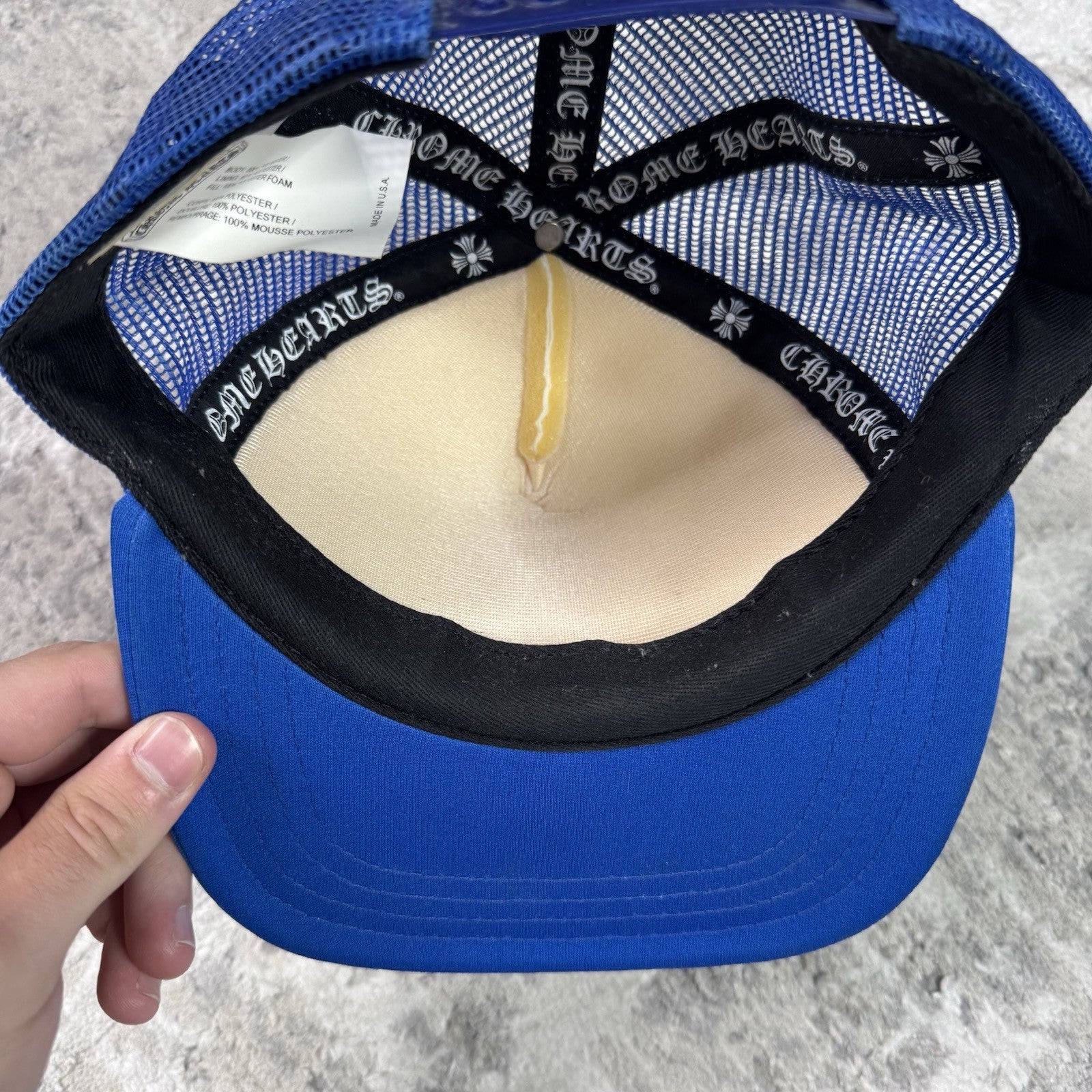 Chrome Hearts Eye Chart Trucker Hat