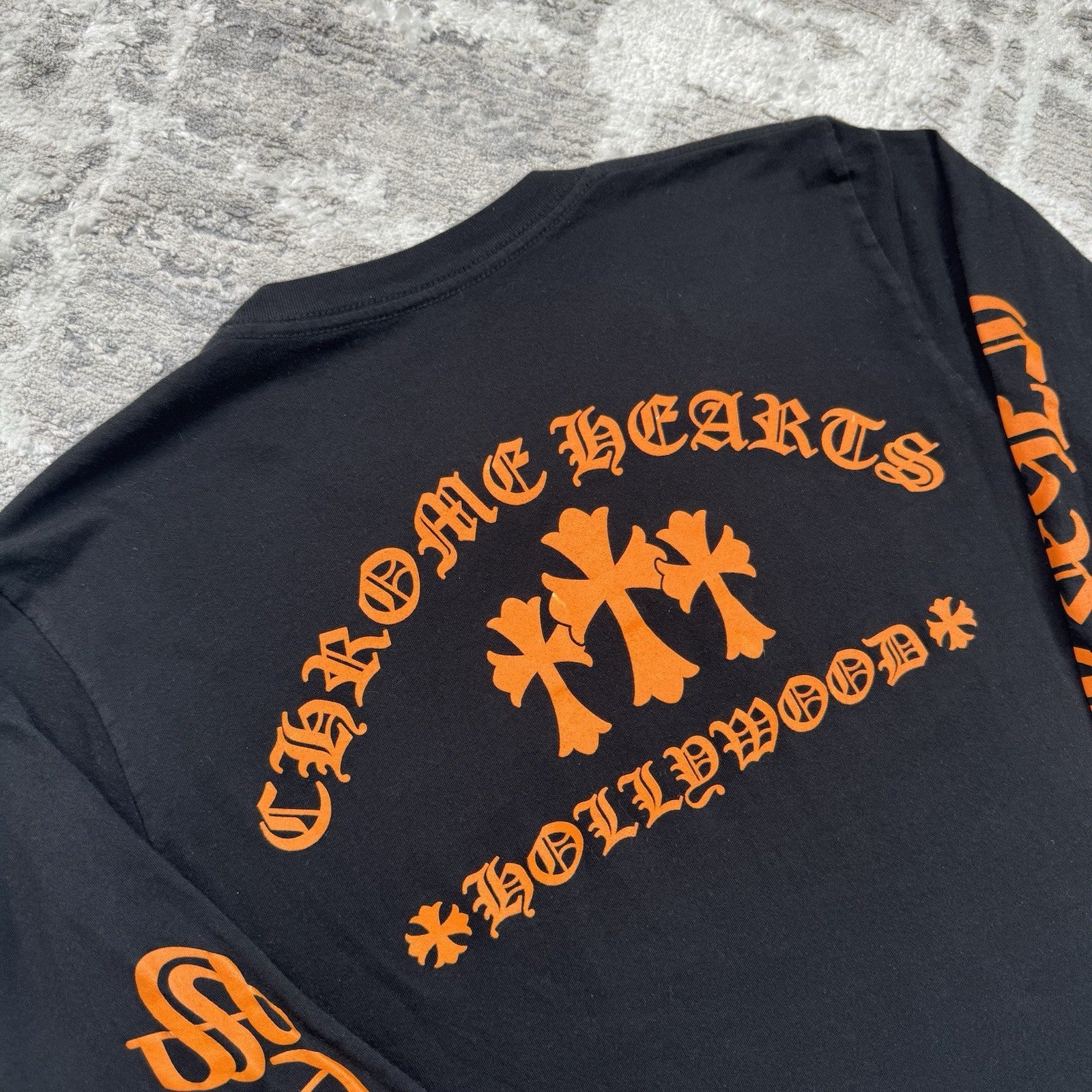 Chrome Hearts King Taco Triple Cross Long Sleeve Tee Shirt 