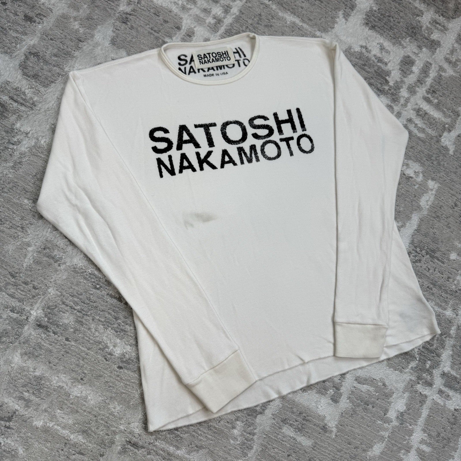 Satoshi Nakamoto Thermal Long Sleeve Shirt 