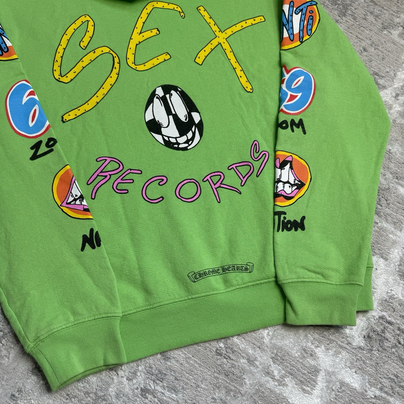 Chrome Hearts Matty Boy Sex Records Pullover Hoodie 