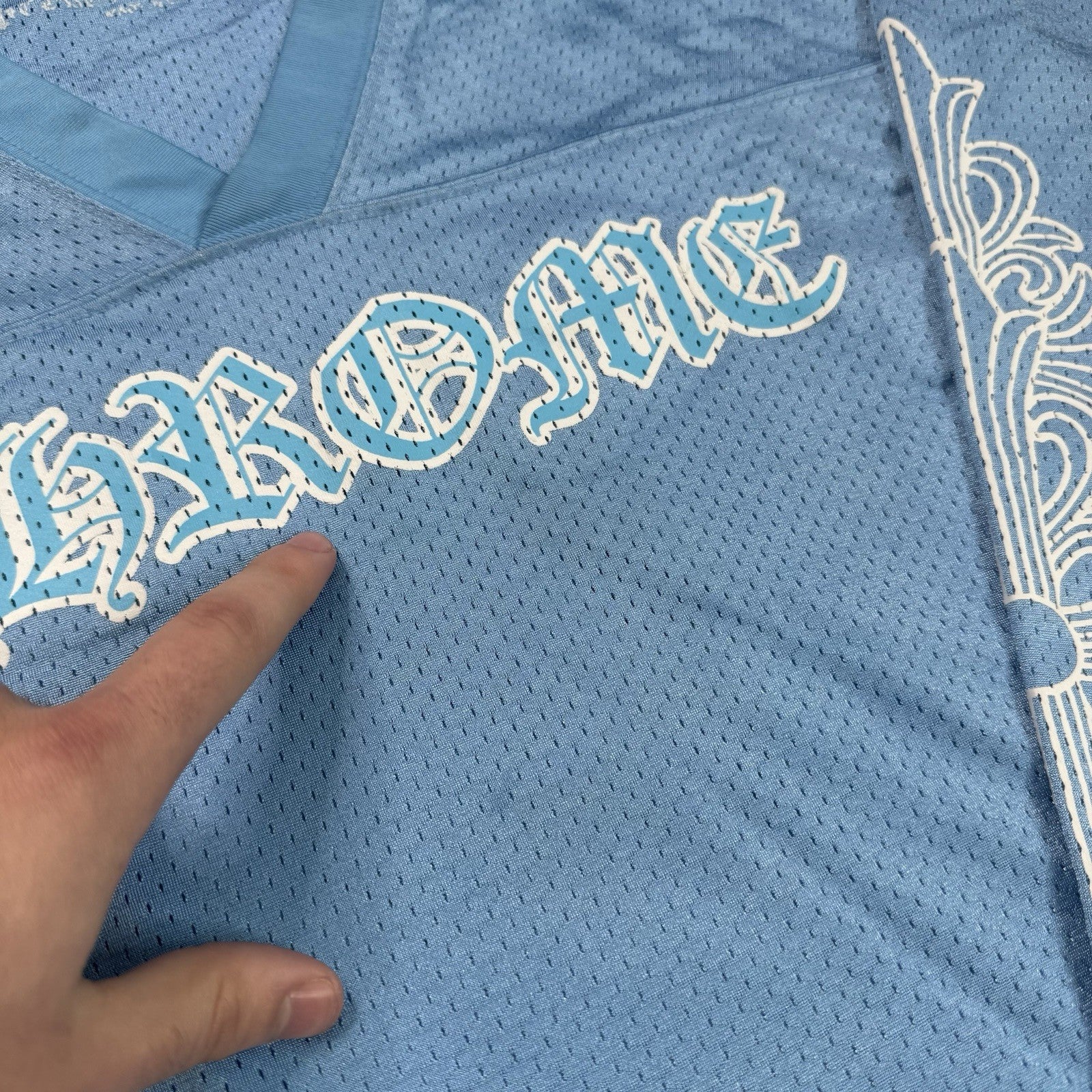 Chrome Hearts Mesh CH Long Sleeve Jersey 