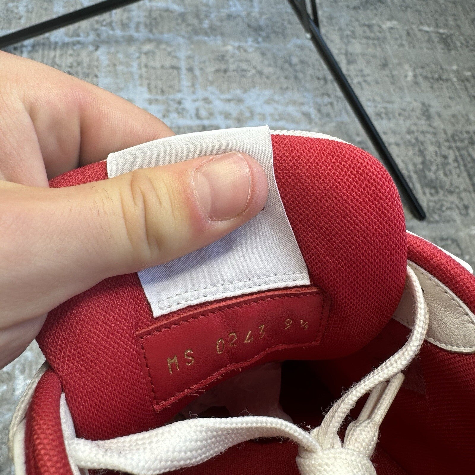 Louis Vuitton Strap Trainer Low ‘red White’ Sz- 9.5LV/10.5M