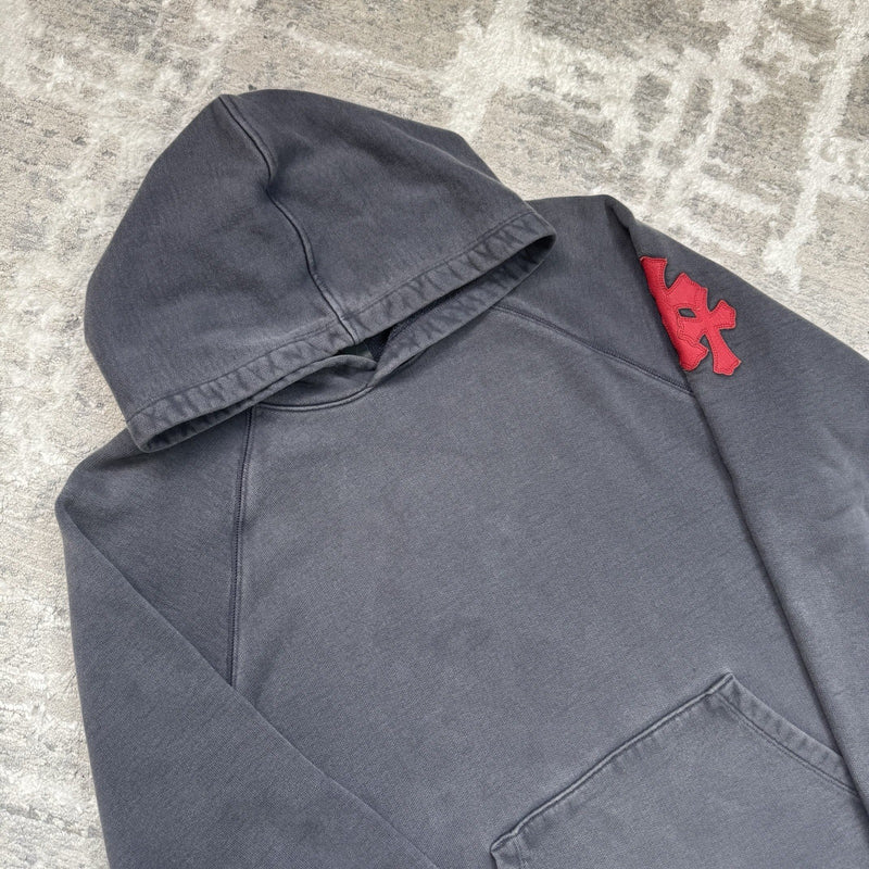 Chrome Hearts Paper Jam Leather Triple Cross Pullover Hoodie