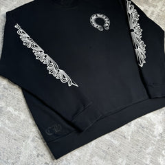 Chrome Hearts Floral Horseshoe Pullover Crewneck 