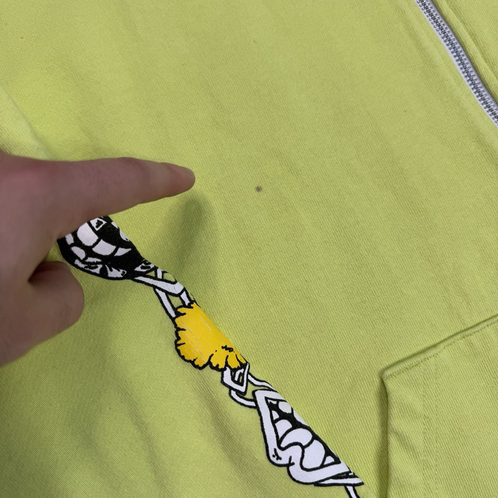 Chrome Hearts Matty Boy Link Zip Up Hoodie 