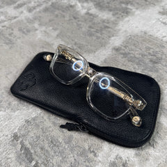 Chrome Hearts Cox Ucker Clear Frame Glasses