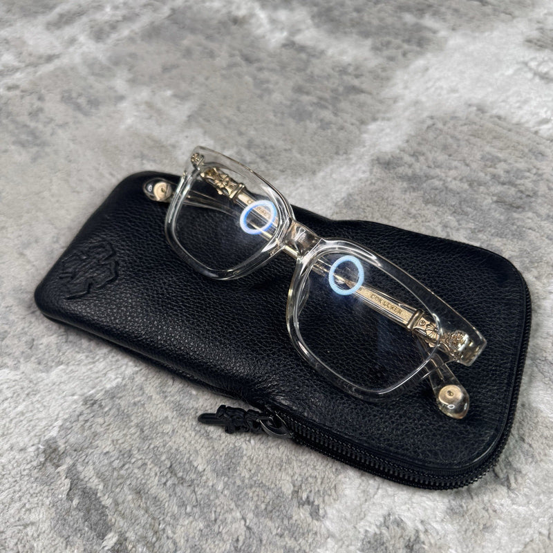 Chrome Hearts Cox Ucker Clear Frame Glasses