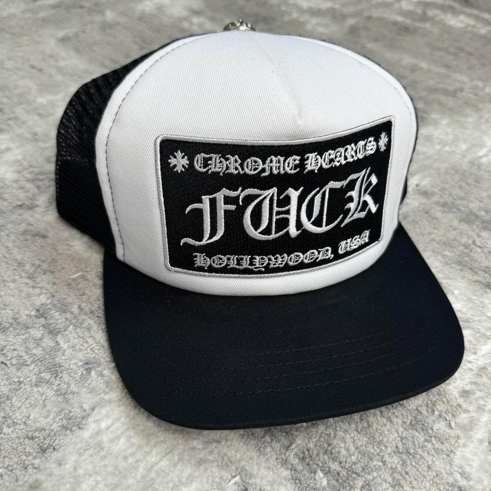 Chrome Hearts F*ck Hollywood Trucker Hat