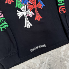 Chrome Hearts Cemetery Multi-color Cross Long Sleeve Shirt 