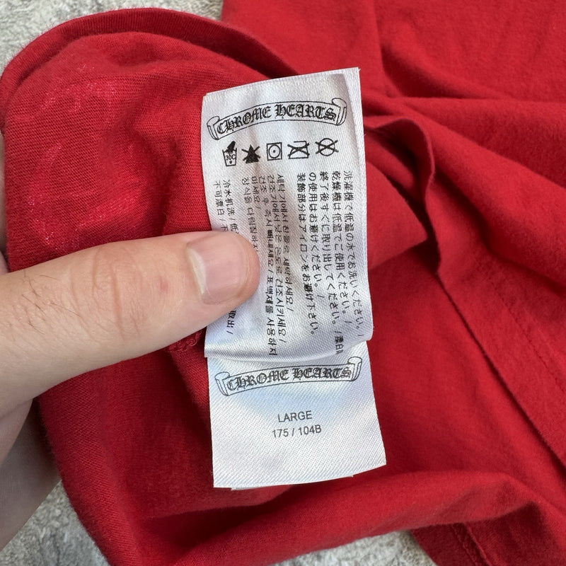 Chrome Hearts Scroll Logo Long Sleeve Tee Shirt 