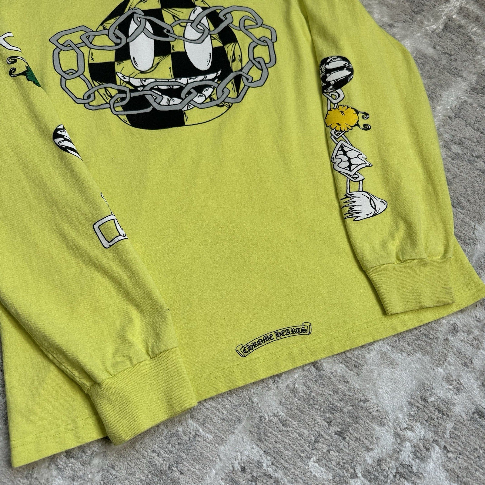 Chrome Hearts Matty Boy Link Long Sleeve Pocket Tee Shirt 