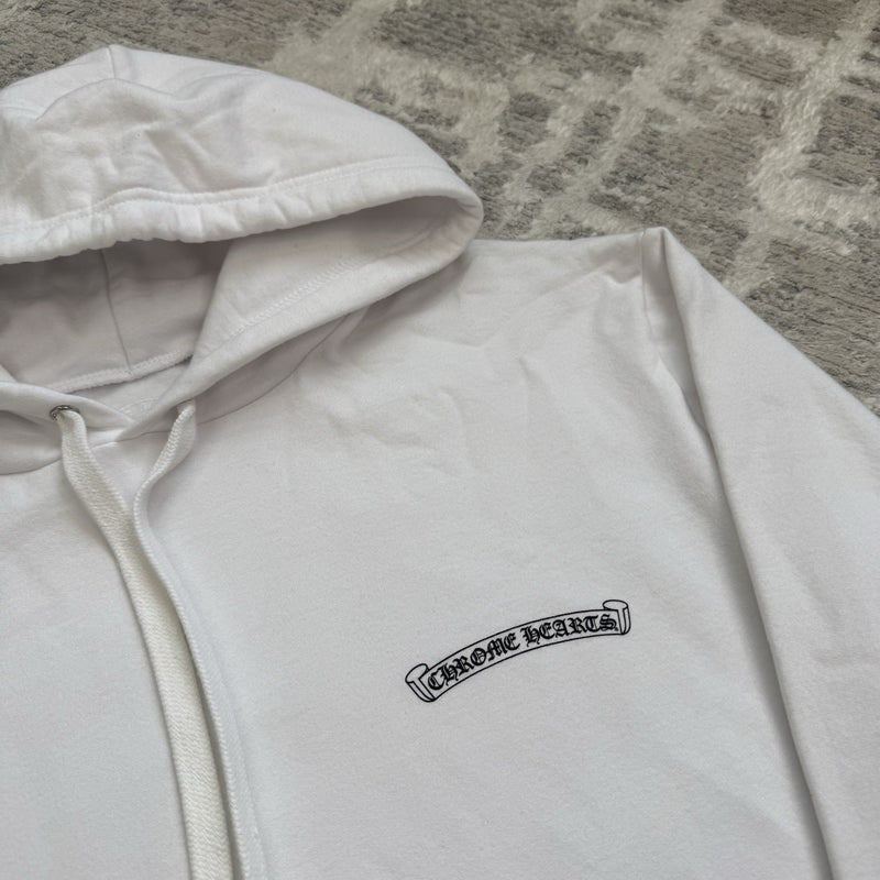 Chrome Hearts St Barth Exclusive Cross Pullover Hoodie 