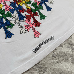 Chrome Hearts Cemetery Multi-color Cross Short Sleeve Shirt 