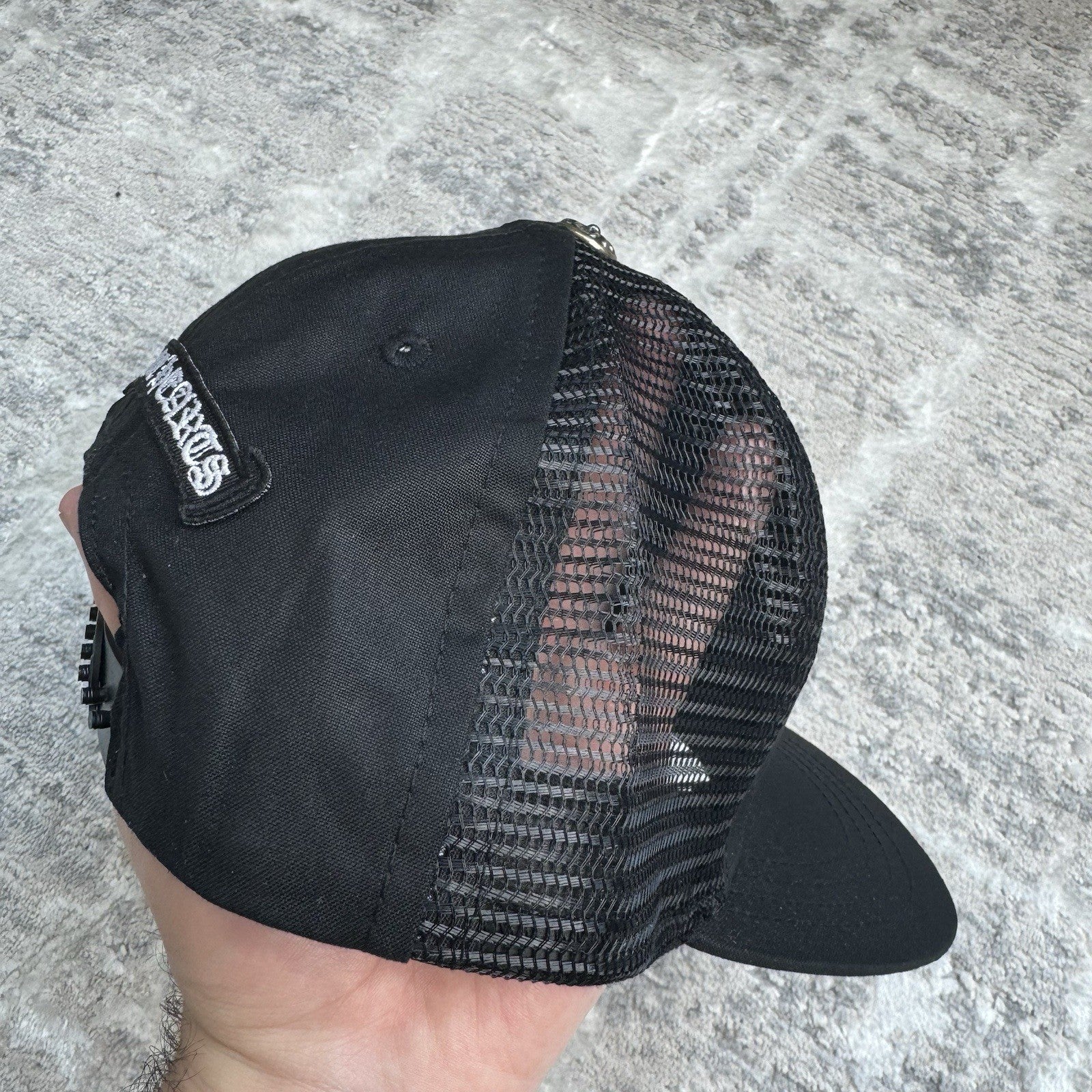 Chrome Hearts Triple Cross Trucker Hat ‘black’ 
