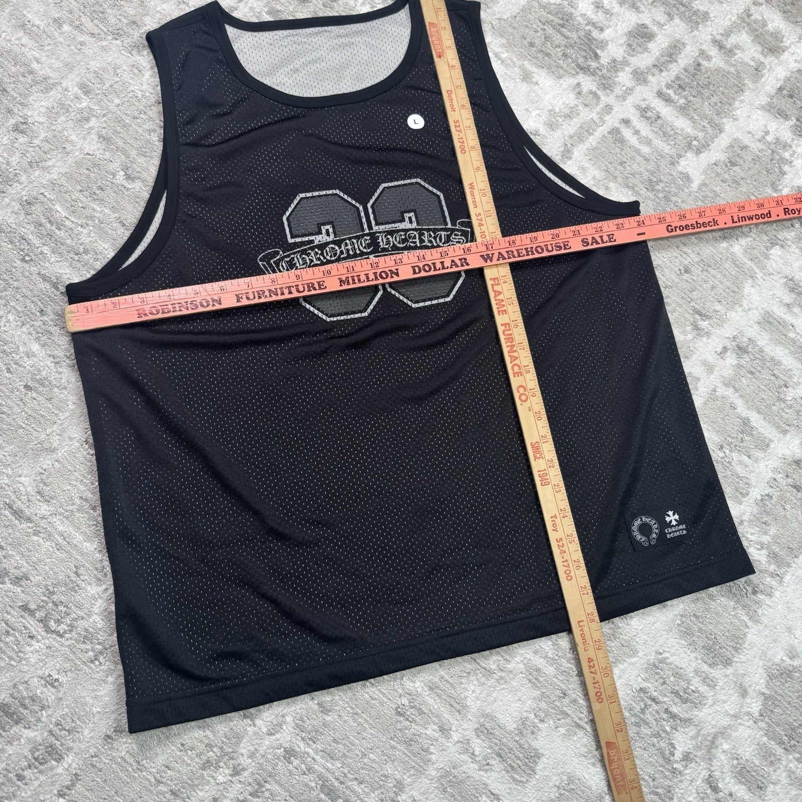 Chrome Hearts Mesh CH Reversible Jersey 