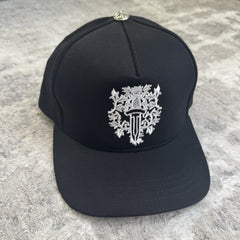 Chrome hearts Dagger Waxed Denim Baseball Hat 