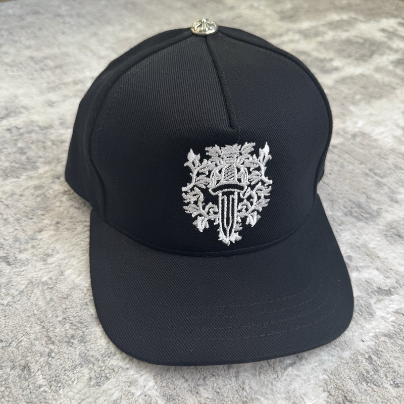 Chrome hearts Dagger Waxed Denim Baseball Hat 