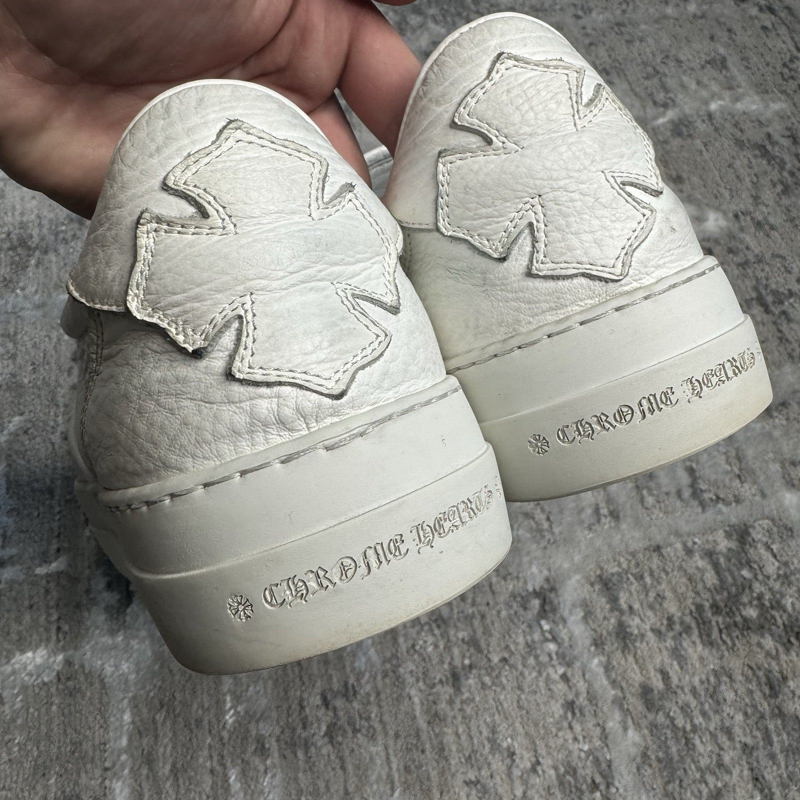 Chrome Hearts Vans Dagger Slip Ons 
