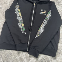 Chrome Hearts Deadly Doll Zip Up Hoodie 