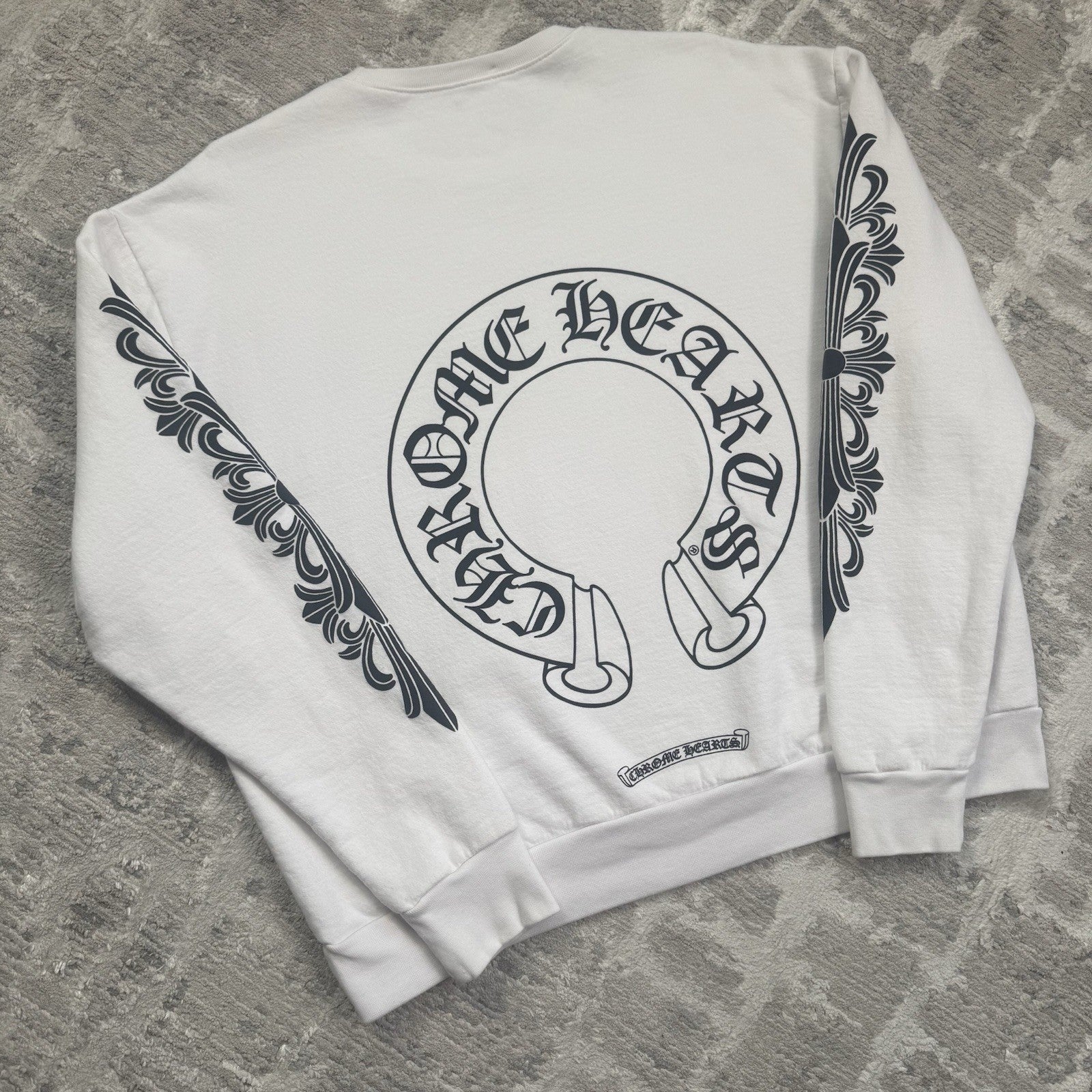 Chrome Hearts Horseshoe Floral Pullover Crewneck 
