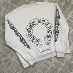 Chrome Hearts Horseshoe Floral Pullover Crewneck 