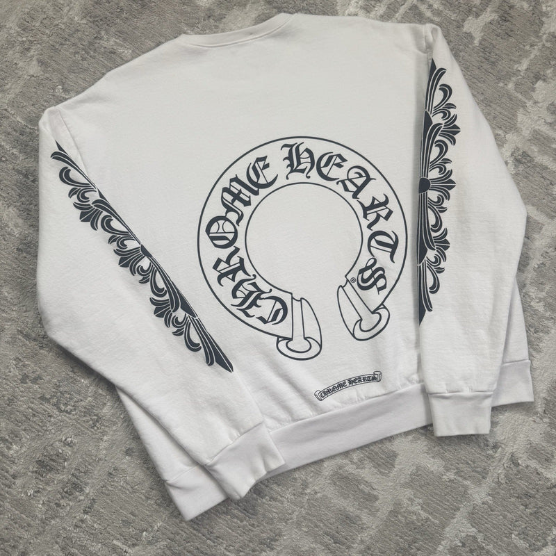 Chrome Hearts Horseshoe Floral Pullover Crewneck 