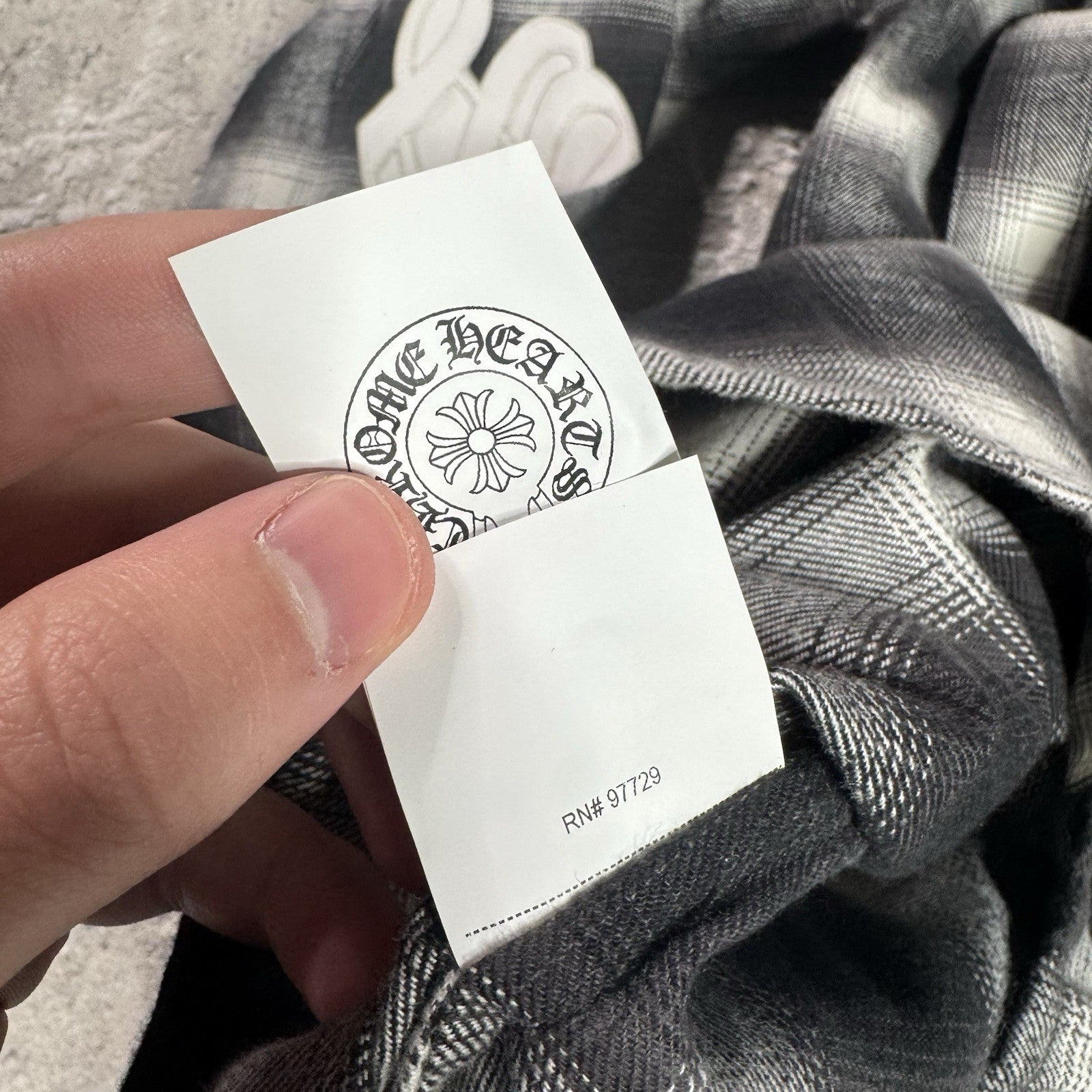 Chrome Hearts Guns N Roses Leather Button Up 