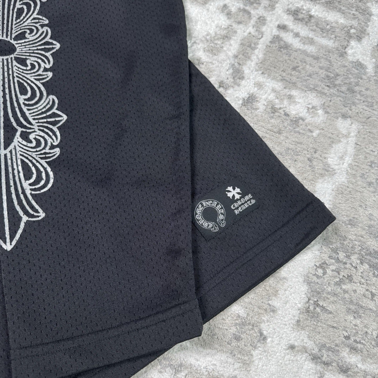 Chrome Hearts Mesh CH Stadium Long Sleeve Jersey 