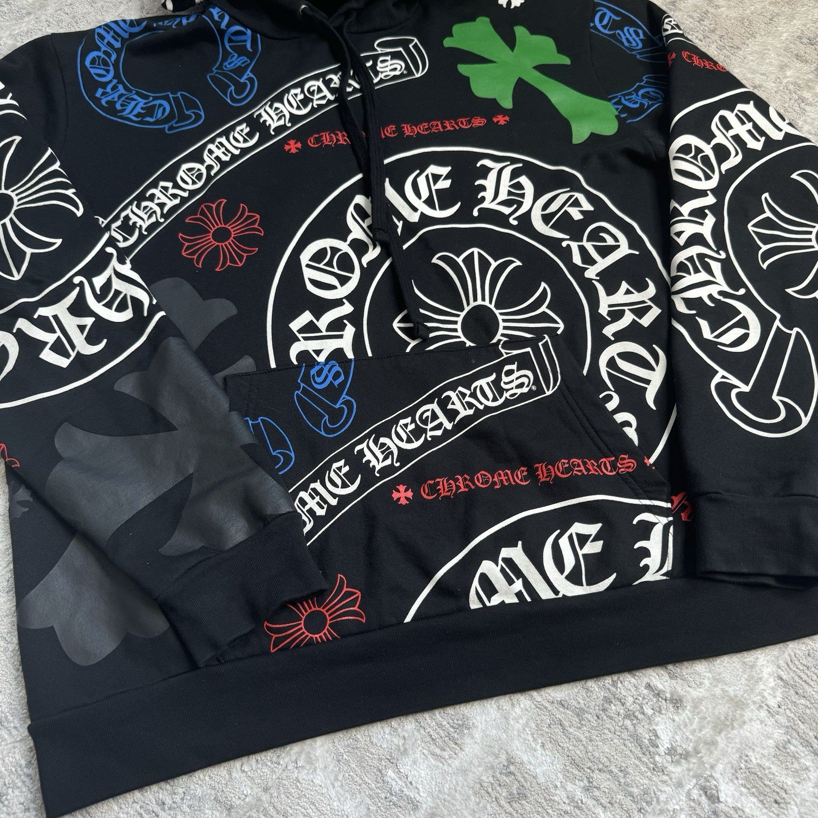 Chrome Hearts Stencil Pullover Hoodie 