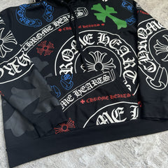 Chrome Hearts Stencil Pullover Hoodie 